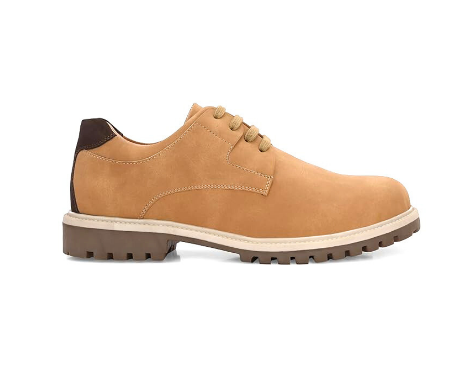 Chaussures Classiques à Lacets Beige pour Homme