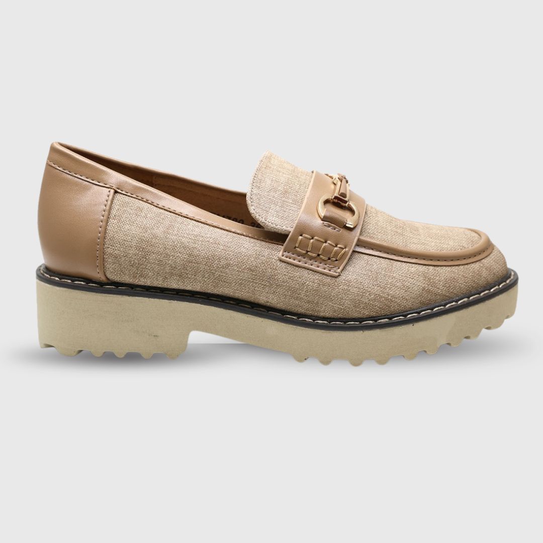 Mocassins pour Femmes : Kaki Confort & Élégant