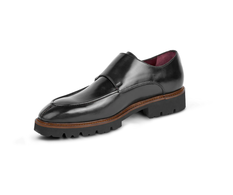 Henry Chaussures à boucles en Cuir Noir