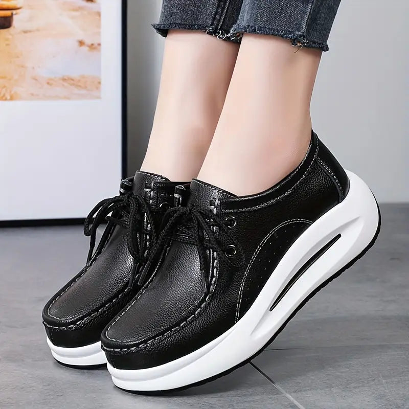 Baskets Mi-Hautes Minimalistes pour Femmes