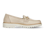 Mocassin Cuir pour Femme en Beige