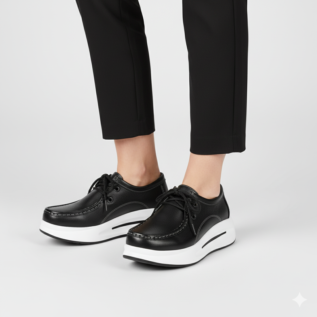 Baskets Mi-Hautes Minimalistes pour Femmes