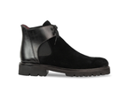 Brayen Boots pour Hommes Noir en Daim