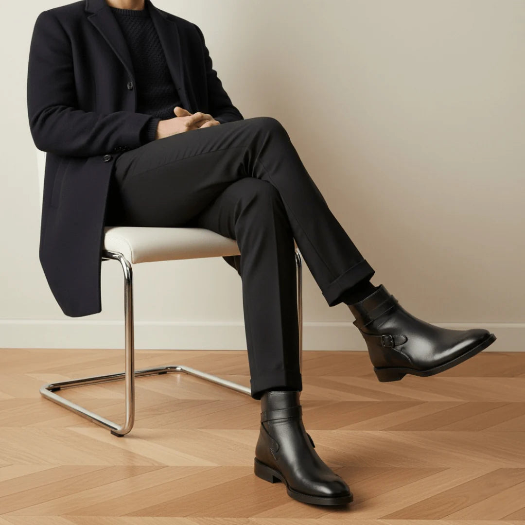 Ashem Boots en cuir pour hommes