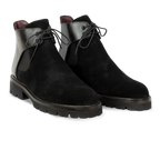 Brayen Boots pour Hommes Noir en Daim