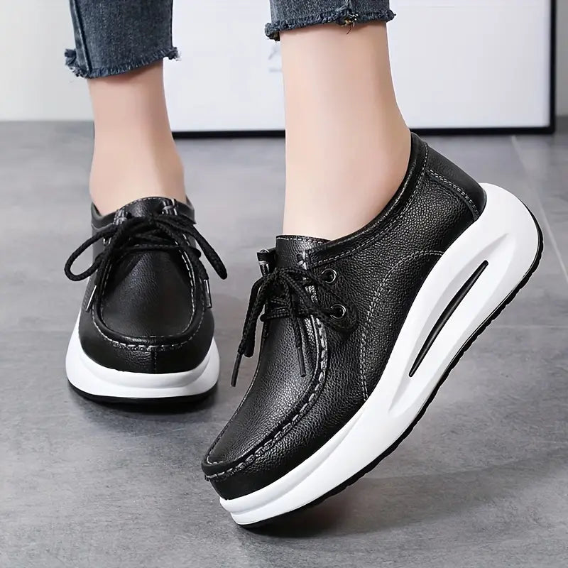 Baskets Mi-Hautes Minimalistes pour Femmes