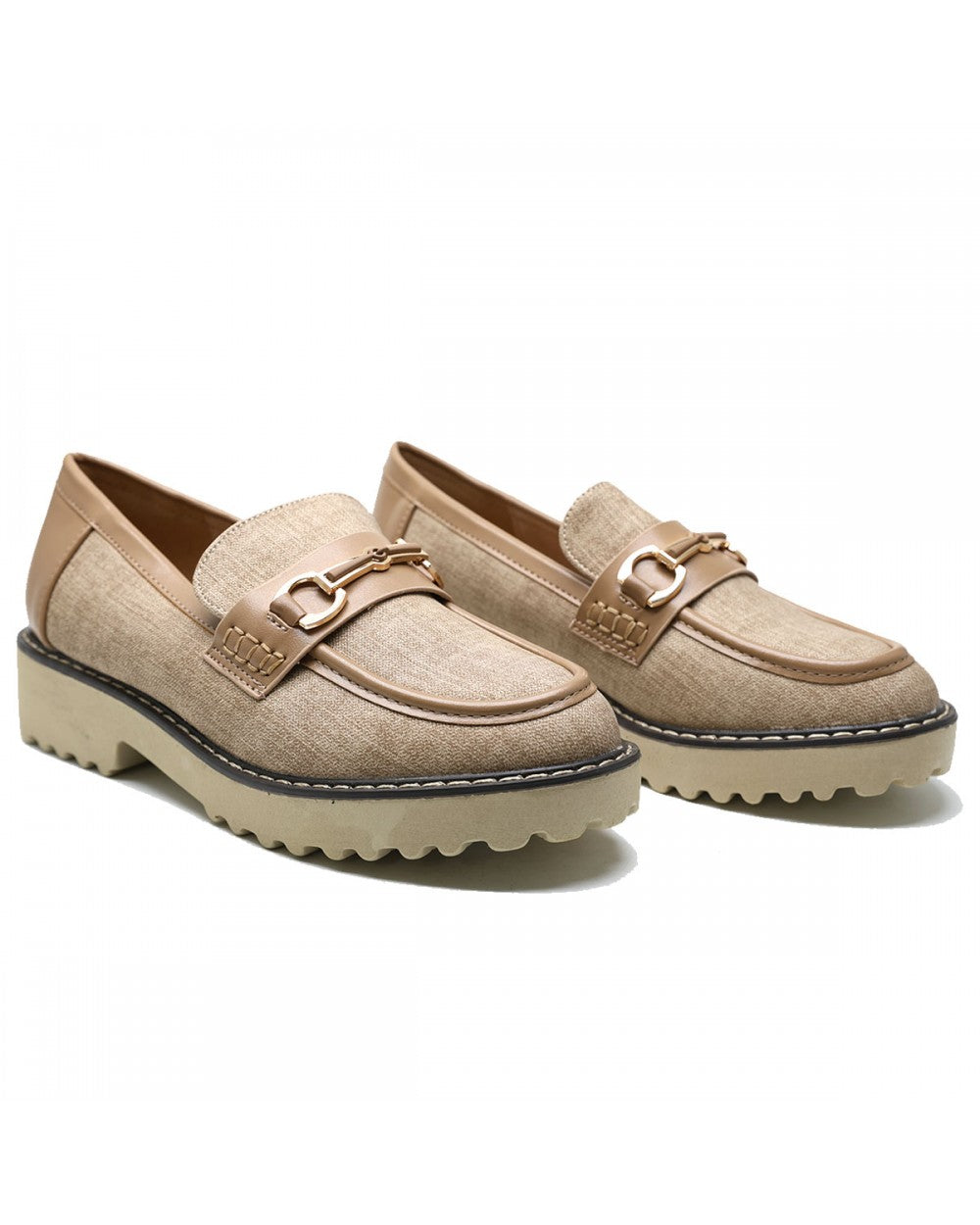 Mocassins pour Femmes : Kaki Confort & Élégant