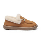 Ballerines d'Hiver Douillettes Doublées de Polaire pour Femmes